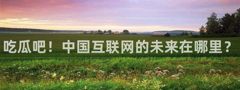 各种网红爆料吃瓜：吃瓜吧！中国互联网的未来在哪里？