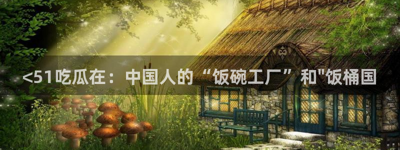 吃瓜什么意思:<51吃瓜在:中国人的“饭碗工厂”和\